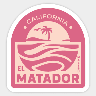 El Matador Beach Badge Sticker